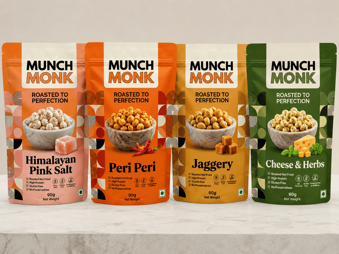 Premium makhana pouch packaging