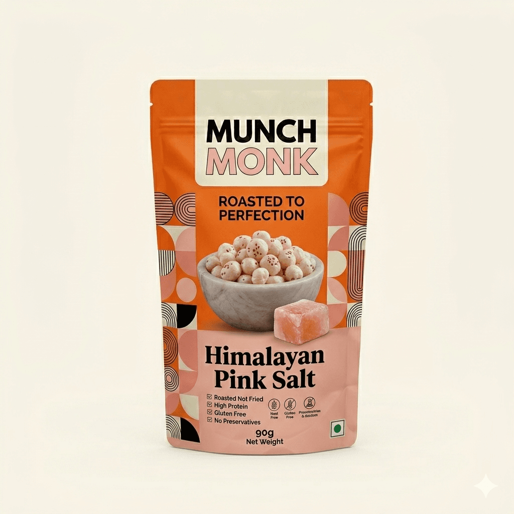 Himalayan Pink Salt Roasted Makhana Fox Nuts